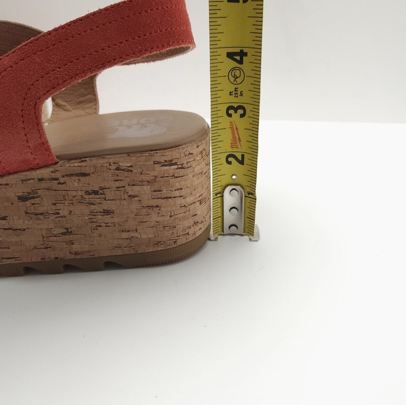 Sorel Cameron Womens Platform Wedge Slingback Sandals Size 10 - Picture 7 of 7